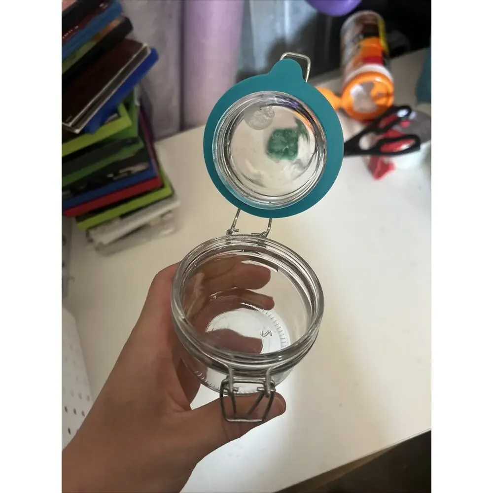 Unbranded jars colored